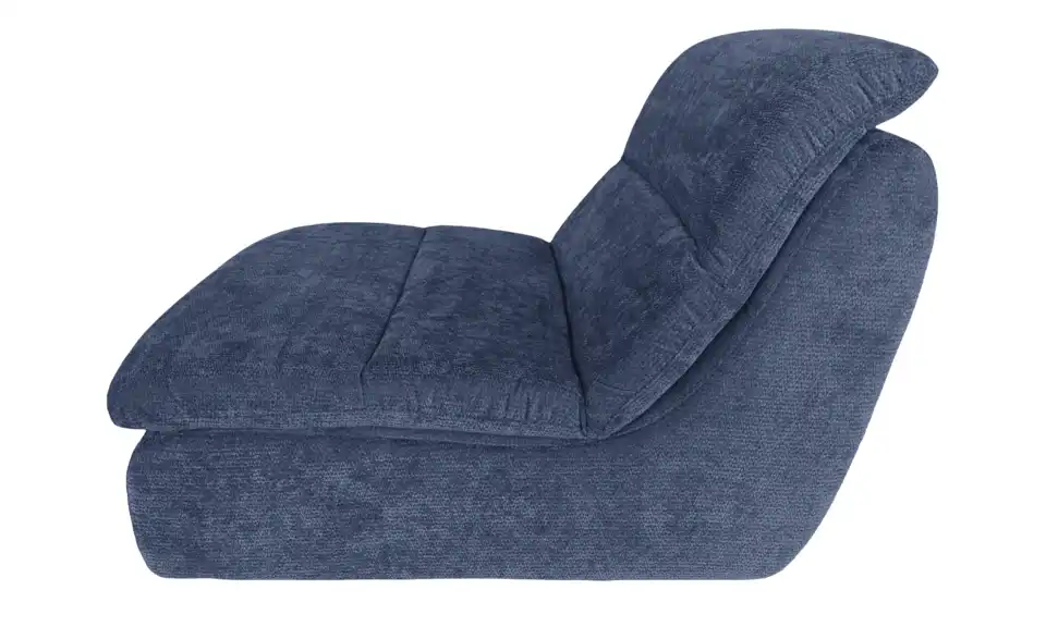 Sessel mit Hocker Maaret vakuumiert, Profilansicht