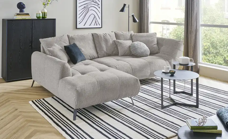 bobb Ecksofa Bellani III, in Wohnsituation