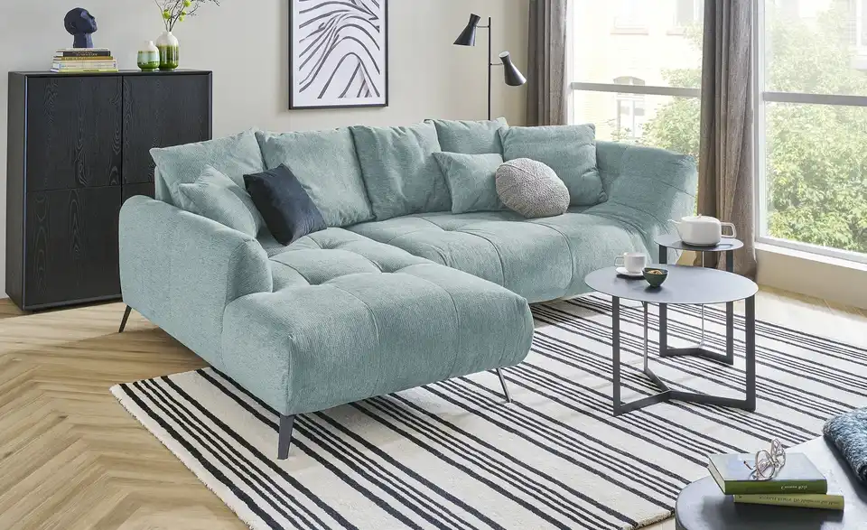 bobb Ecksofa Bellani III, in Wohnsituation