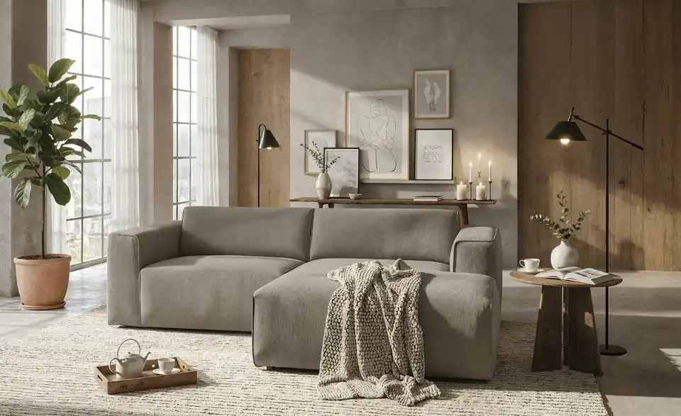 SOHO Ecksofa Enleen, in Wohnsituation