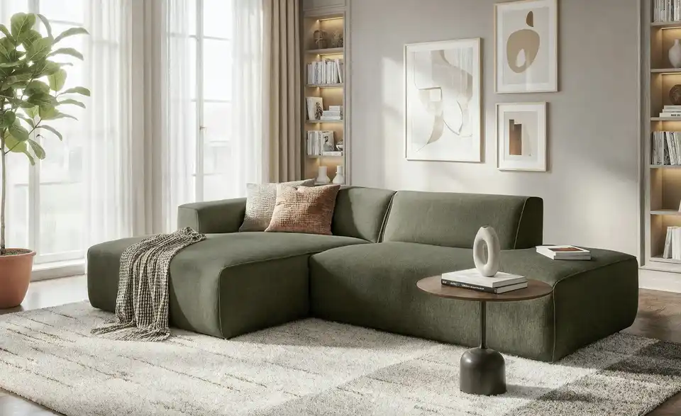 SOHO Ecksofa Enleen, in Wohnsituation