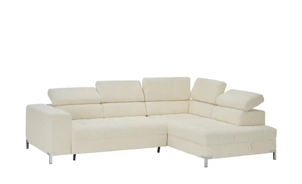 Ecksofa Arte mit verstellbaren Kopfstützen, Funktionsansicht