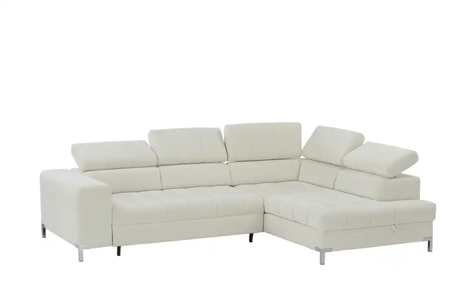 Ecksofa Arte mit verstellbaren Kopfstützen, Funktionsansicht