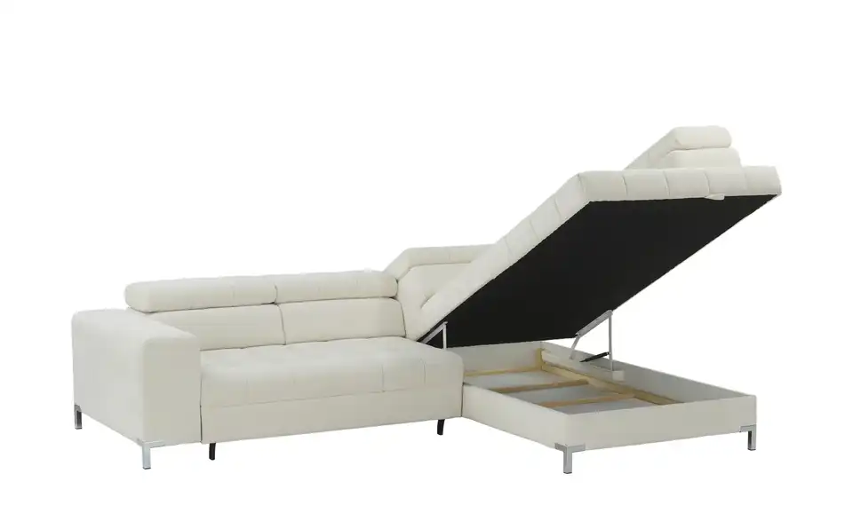 Ecksofa Arte mit verstellbaren Kopfstützen, Funktionsansicht