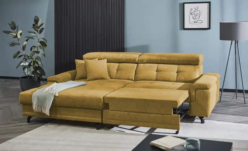 Ecksofa Frieda mit Schlaffunktion, Funktionsansicht