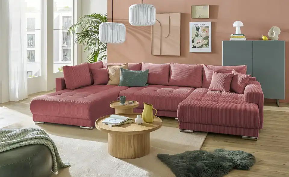 Wohnlandschaft Lemie mit Schlaffunktion, in Wohnsituation