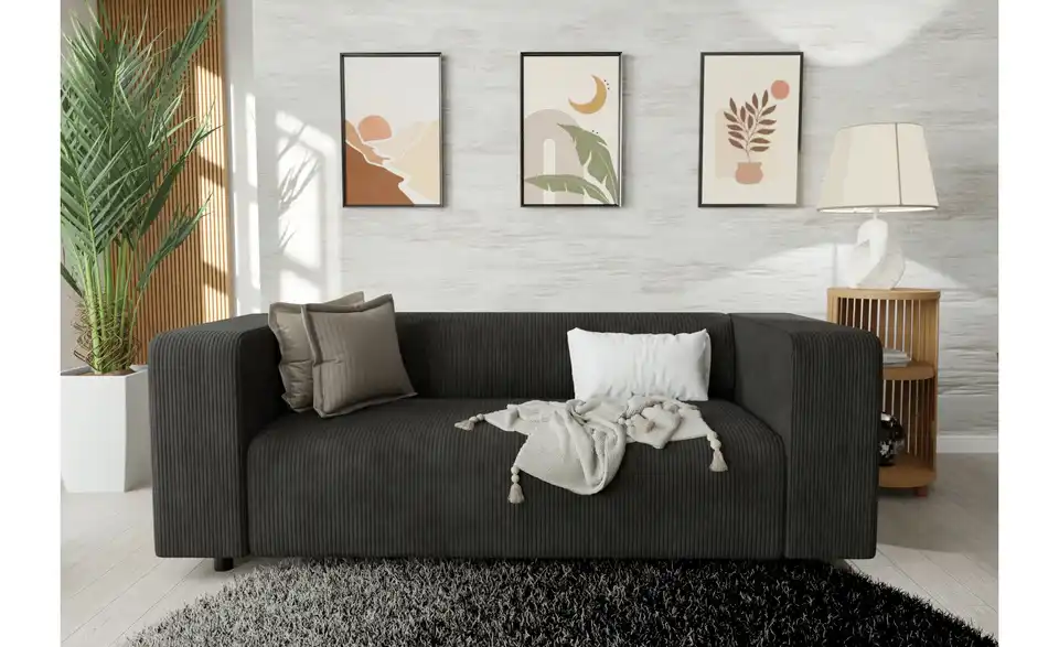 S-STYLE Polstergarnitur 2+1 Oskar, in Wohnsituation