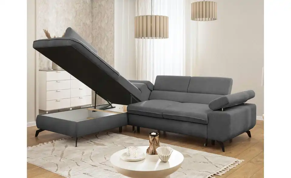 S-STYLE Ecksofa Bonnie mit Schlaffunktion, in Wohnsituation