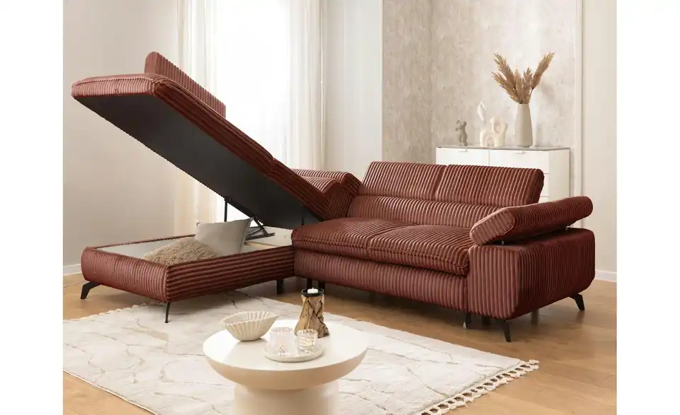S-STYLE Ecksofa Bonnie mit Schlaffunktion, in Wohnsituation