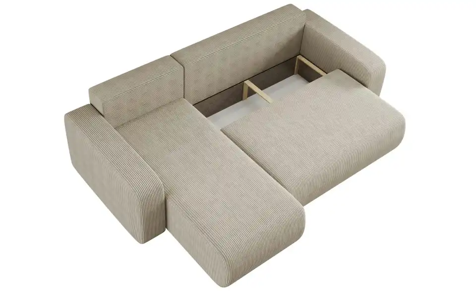 Ecksofa Pianio mit Schlaffunktion, Detailansicht