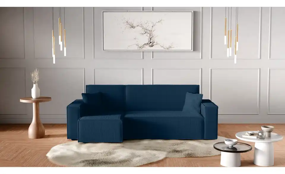 Ecksofa Carl mit Schlaffunktion, in Wohnsituation