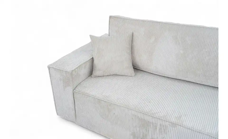 Ecksofa Carl mit Schlaffunktion, Stoffstruktur