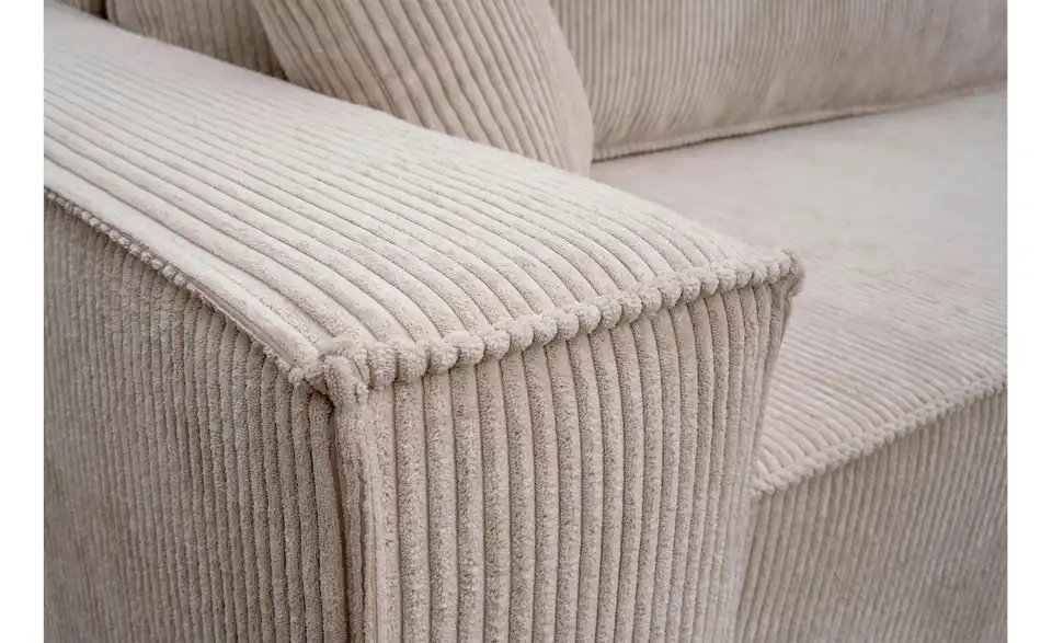 Ecksofa Carl mit Schlaffunktion, Stoffstruktur