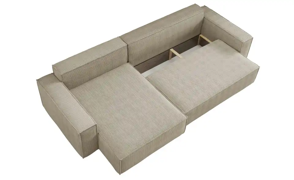Ecksofa Carl mit Schlaffunktion, Detailansicht