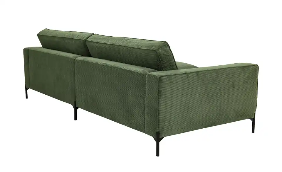 Ecksofa Deep Free aus Cordstoff, Rückansicht
