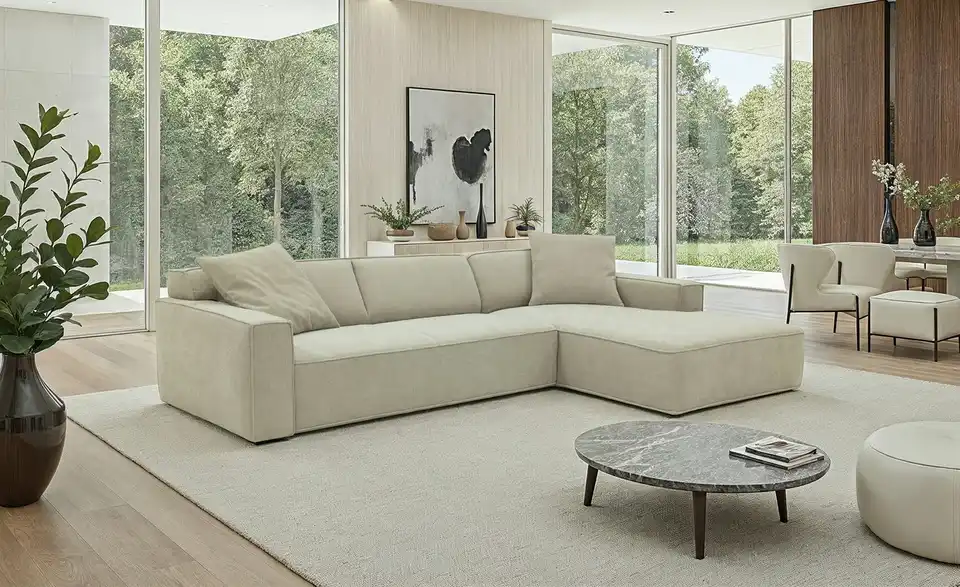 Ecksofa Pisa, in Wohnsituation