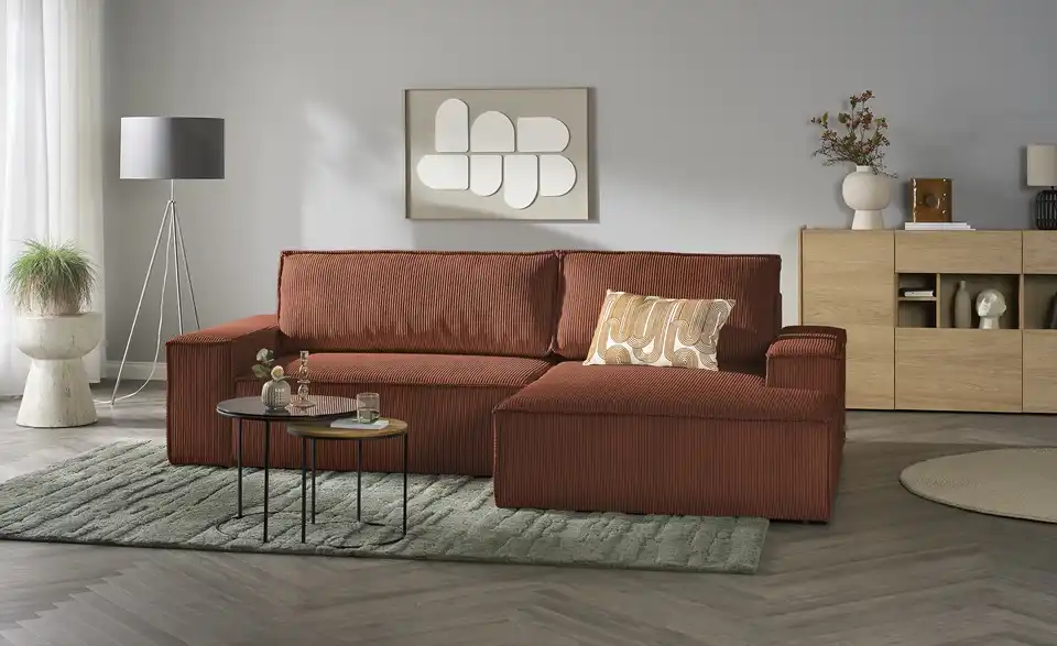 uno Ecksofa Fjord mit Schlaffunktion, in Wohnsituation