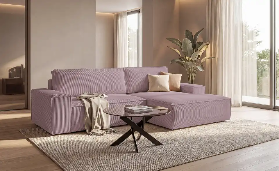 uno Ecksofa Fjord mit Schlaffunktion, in Wohnsituation
