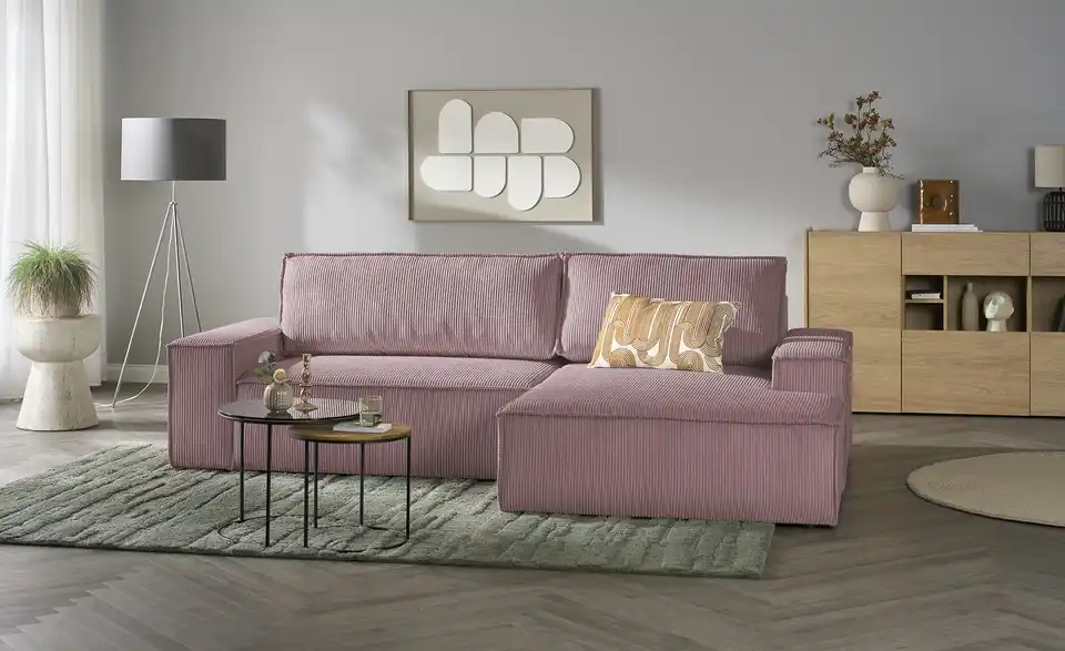 uno Ecksofa Fjord mit Schlaffunktion, in Wohnsituation