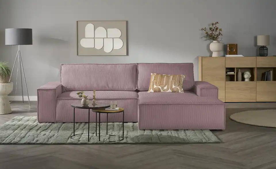 uno Ecksofa Fjord mit Schlaffunktion, Frontansicht