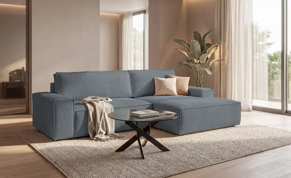 uno Ecksofa Fjord mit Schlaffunktion, in Wohnsituation