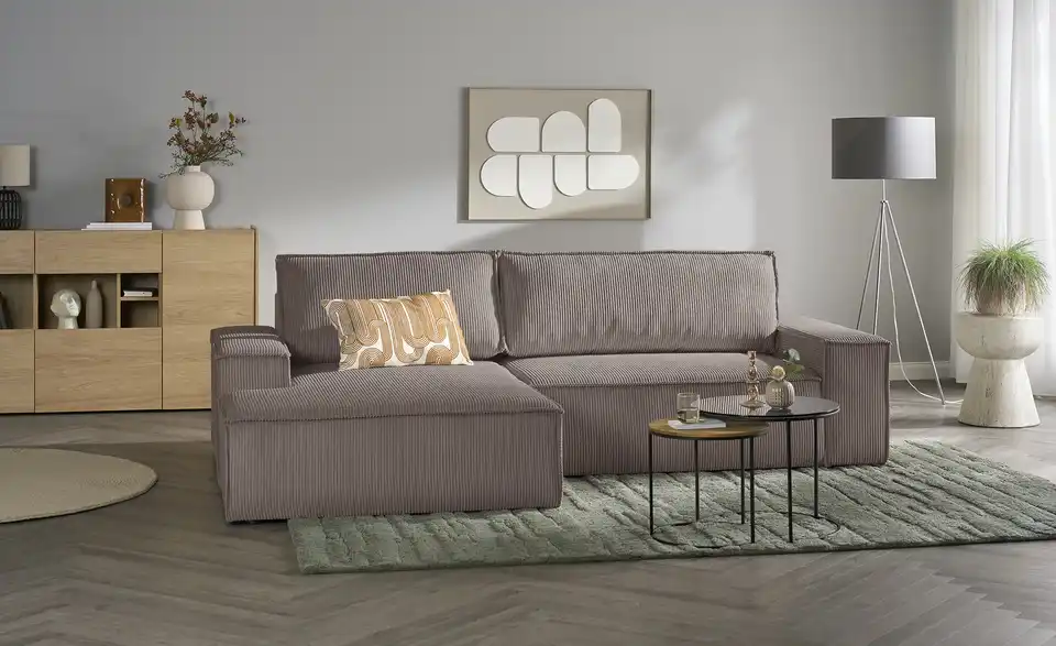 uno Ecksofa Fjord mit Schlaffunktion, in Wohnsituation