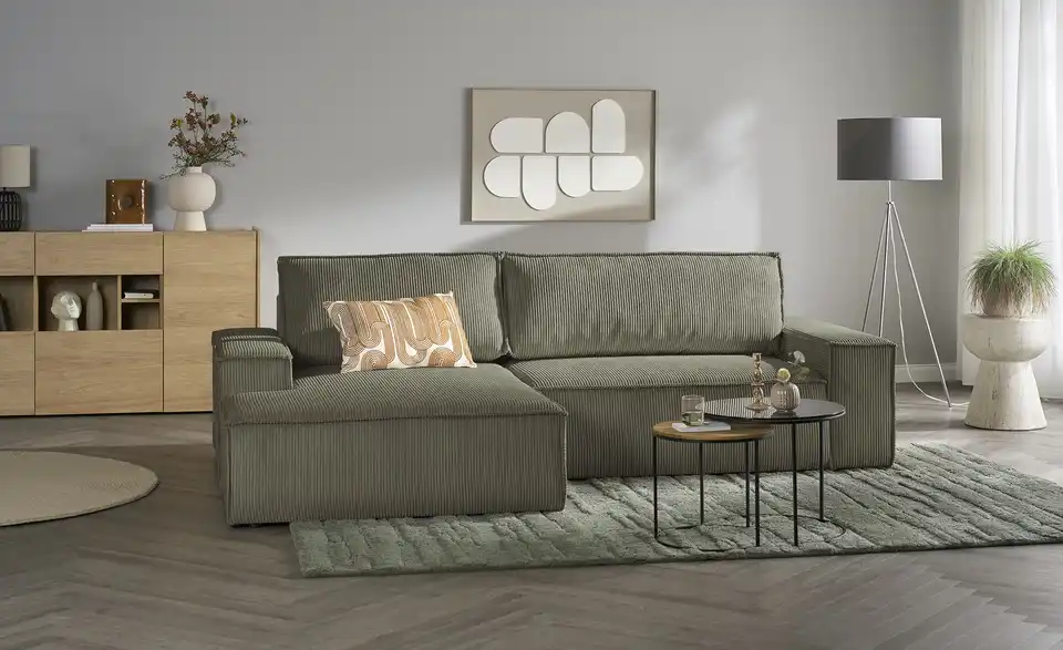 uno Ecksofa Fjord mit Schlaffunktion, in Wohnsituation