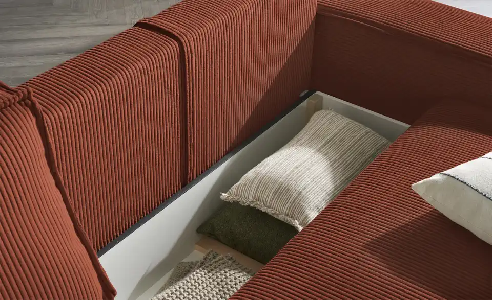 uno Ecksofa Fjord mit Schlaffunktion, Detailansicht