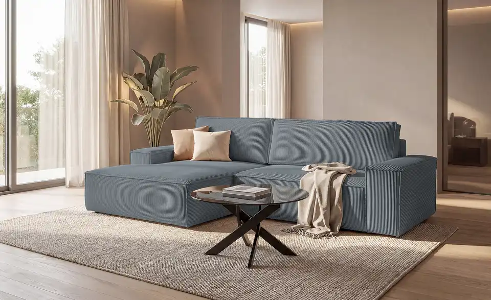 uno Ecksofa Fjord mit Schlaffunktion, in Wohnsituation