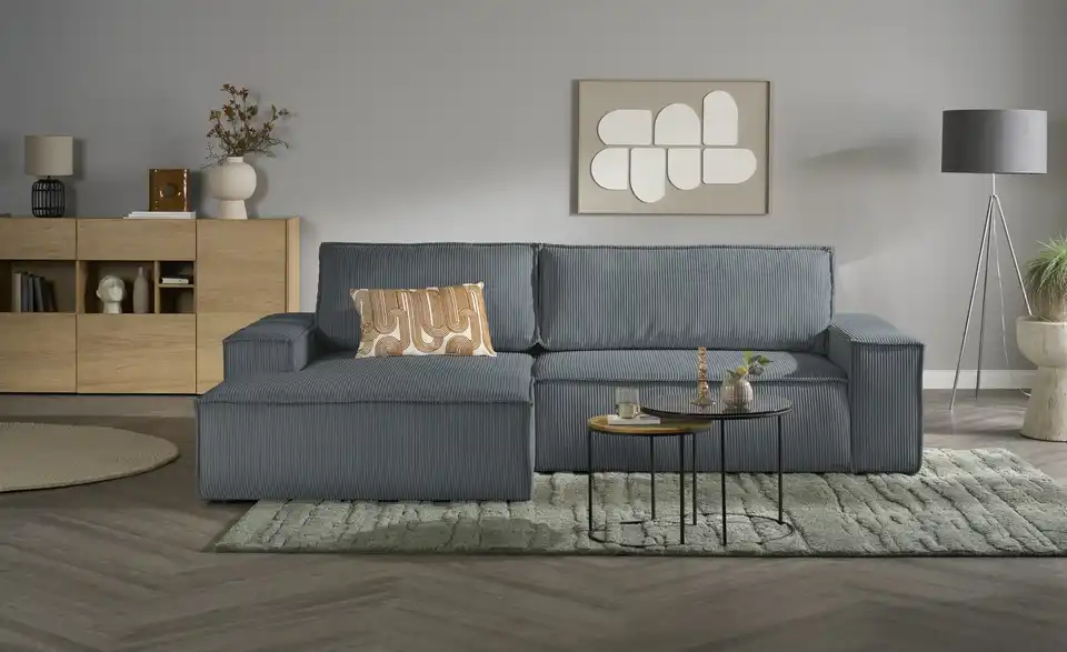 uno Ecksofa Fjord mit Schlaffunktion, Frontansicht