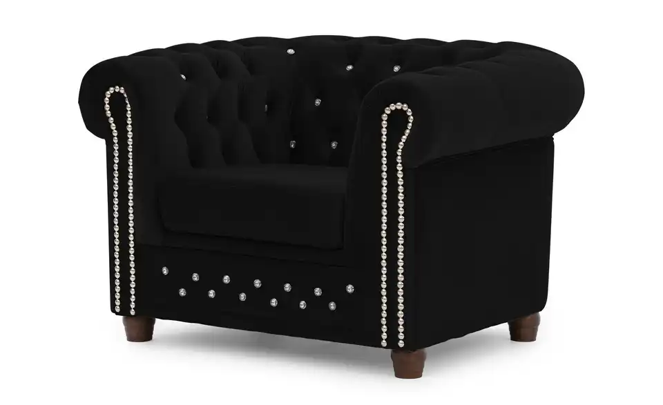 S-STYLE Chesterfield Sessel Cleo Blink, Perspektive