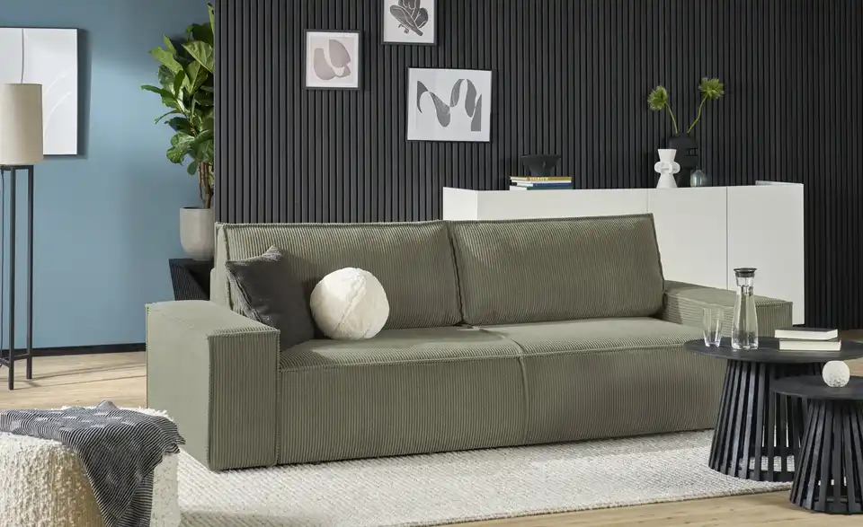 uno Schlafsofa Fjord mit Bettkasten, in Wohnsituation