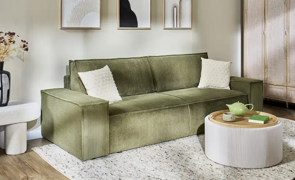 uno Schlafsofa Fjord mit Bettkasten, in Wohnsituation