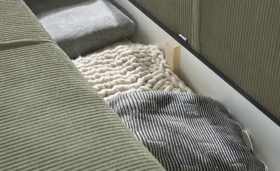uno Schlafsofa Fjord mit Bettkasten, Detailansicht