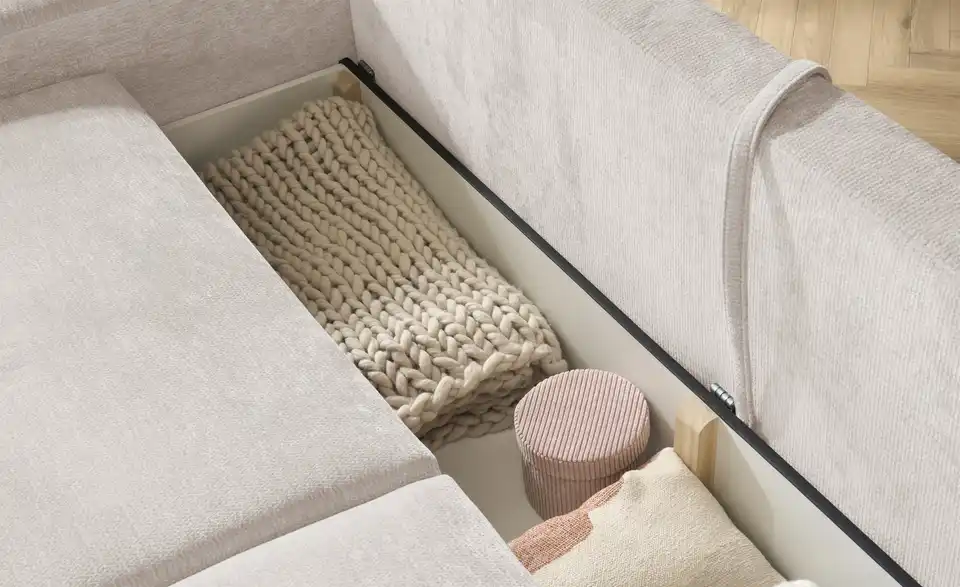 uno Schlafsofa Bouli mit Bettkasten, Detailansicht