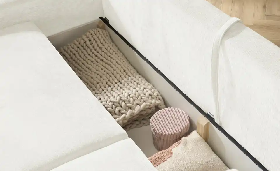 uno Schlafsofa Bouli mit Bettkasten, Detailansicht