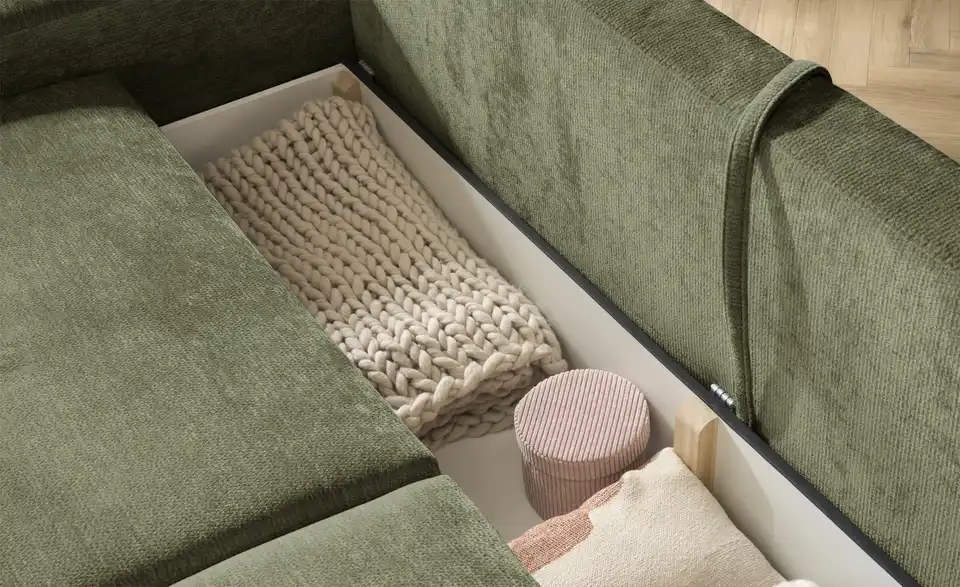 uno Schlafsofa Bouli mit Bettkasten, Detailansicht