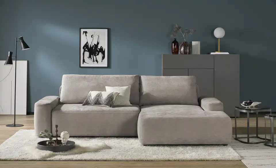 uno Ecksofa Bouli mit Schlaffunktion, Frontansicht