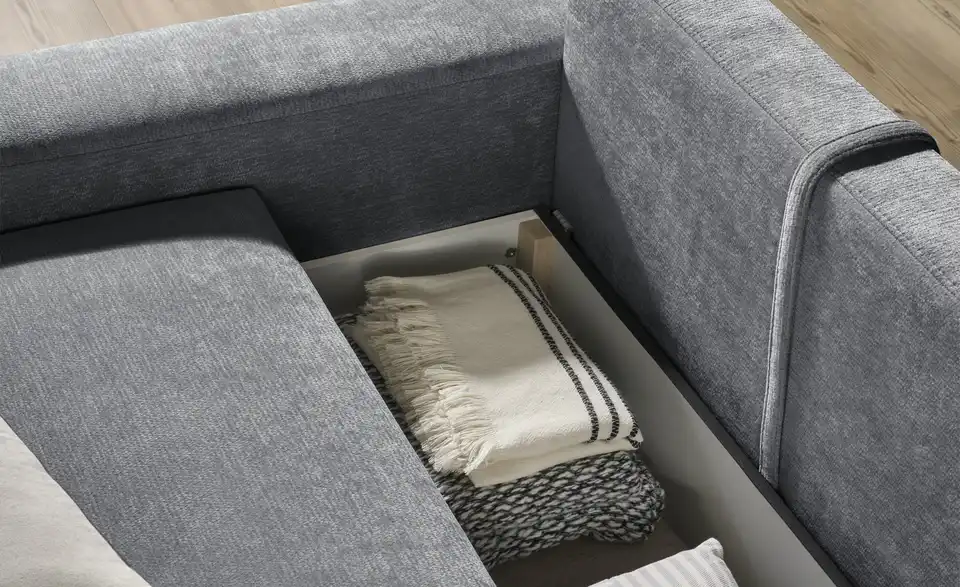 uno Ecksofa Bouli mit Schlaffunktion, Detailansicht