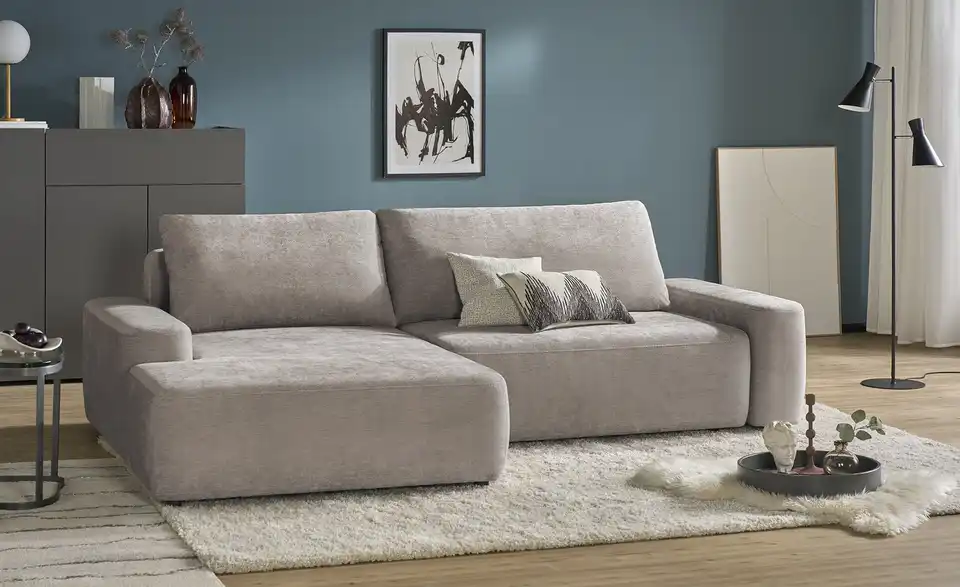 uno Ecksofa Bouli mit Schlaffunktion, in Wohnsituation