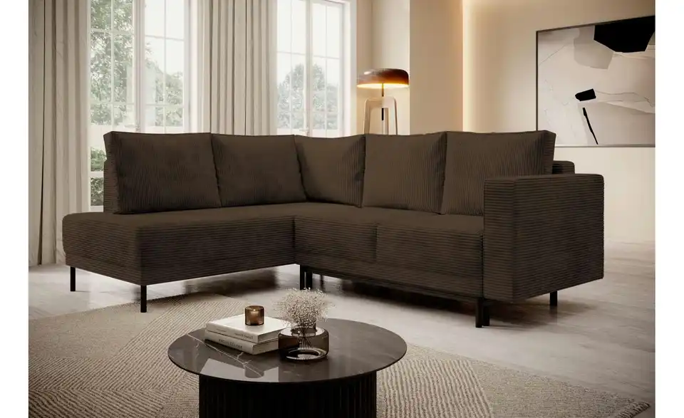 Selsey Ecksofa Rodario mit Schlaffunktion, in Wohnsituation