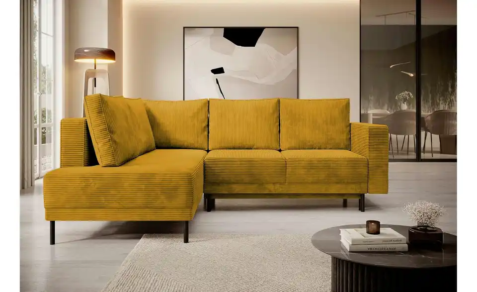 Selsey Ecksofa Rodario mit Schlaffunktion, in Wohnsituation