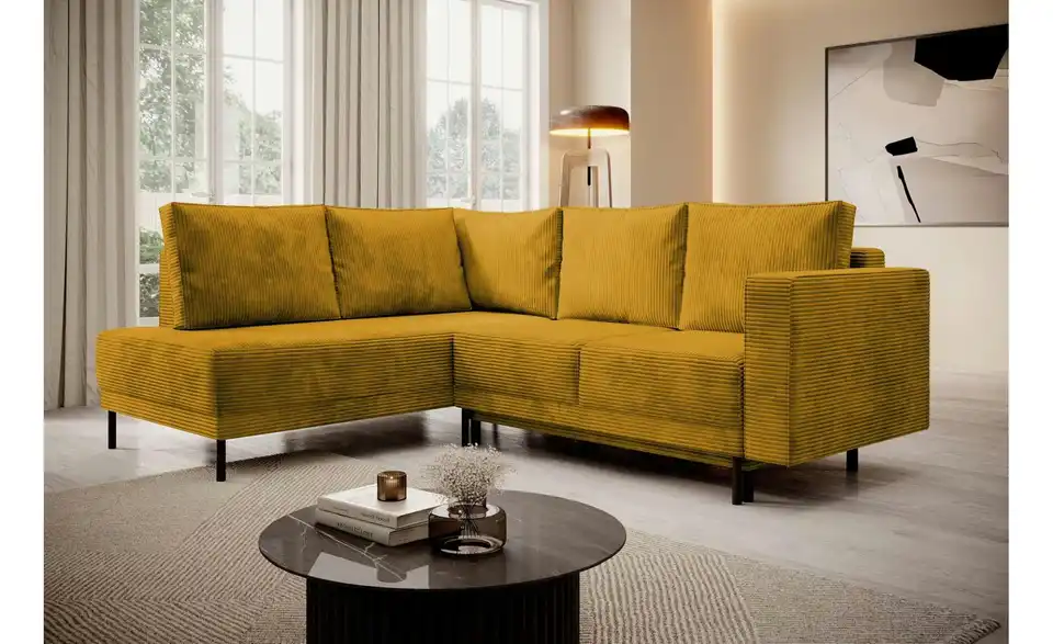 Selsey Ecksofa Rodario mit Schlaffunktion, in Wohnsituation