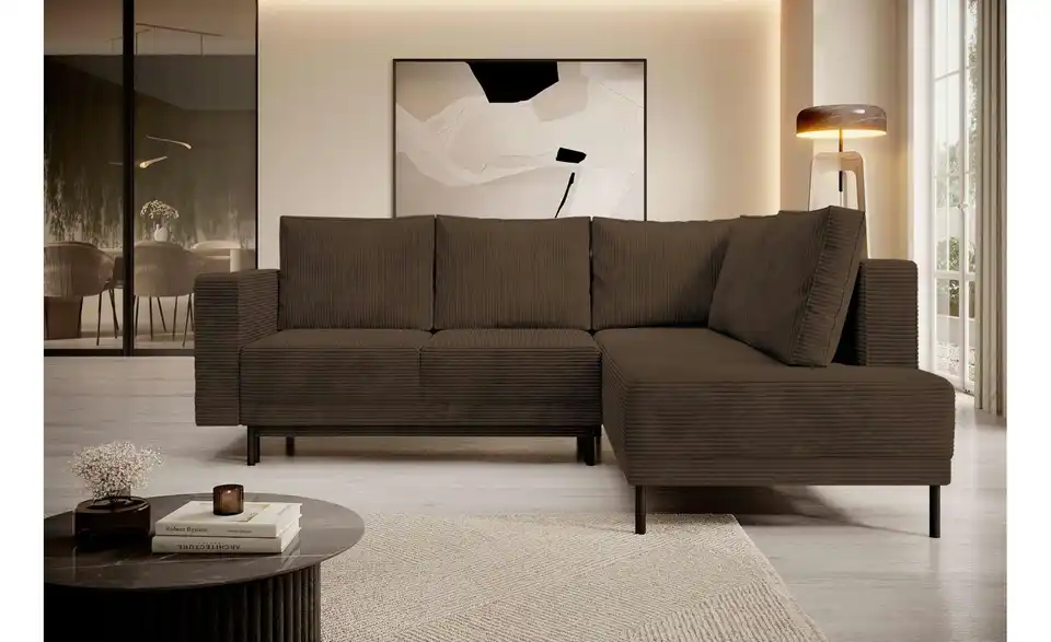 Selsey Ecksofa Rodario mit Schlaffunktion, in Wohnsituation