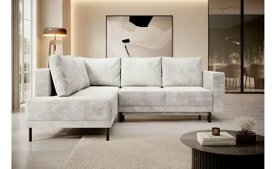 Selsey Ecksofa Rodario mit Schlaffunktion, in Wohnsituation