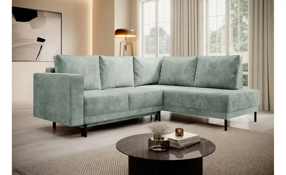 Selsey Ecksofa Rodario mit Schlaffunktion, in Wohnsituation