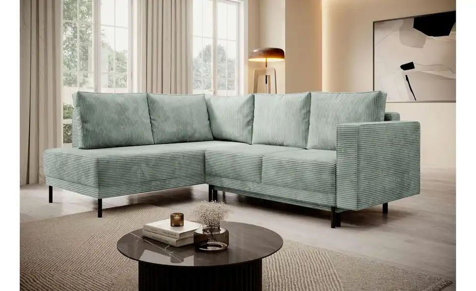 Selsey Ecksofa Rodario mit Schlaffunktion, in Wohnsituation