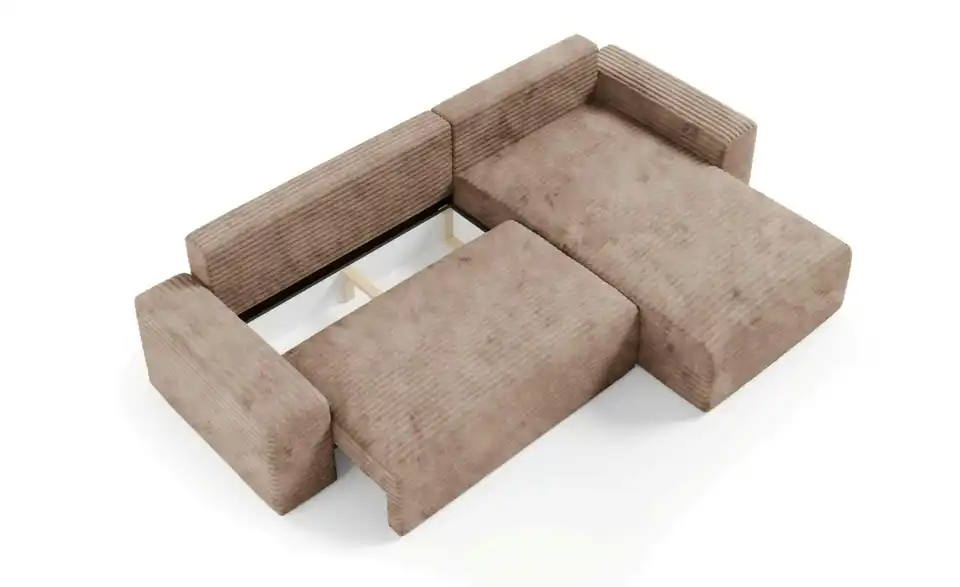 Ecksofa COCO L 17 Coco mit Schlaffunktion, Funktionsansicht