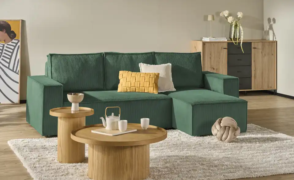 Ecksofa Xabia mit Schlaffunktion, Perspektive