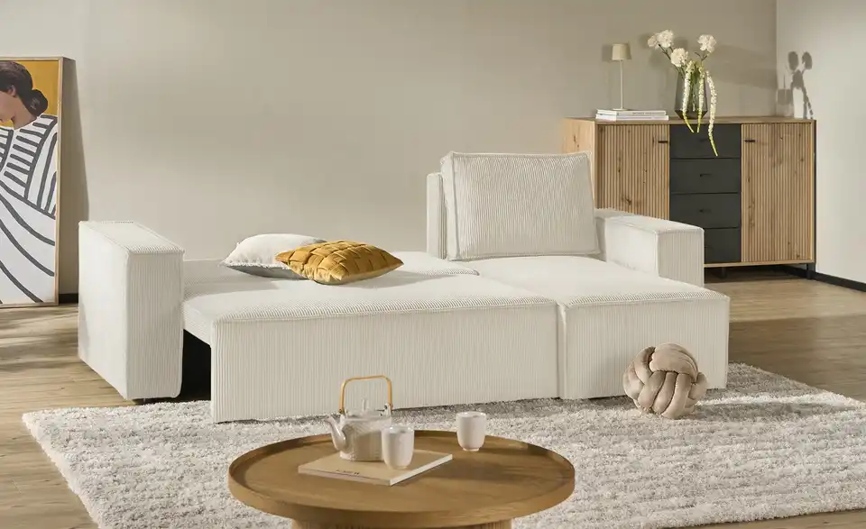 Ecksofa Xabia mit Schlaffunktion, Funktionsansicht